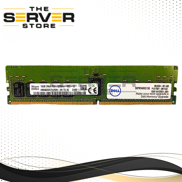 DELL 16GB 2Rx8 PC4-25600 (DDR4-3200) SNPM04W6C/16G