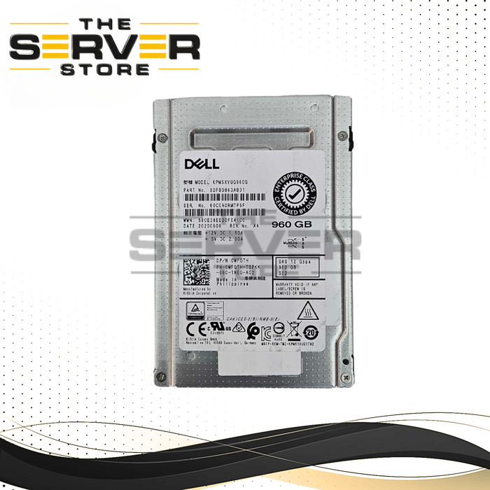 DELL SAS 12Gbps 960GB 2.5" Mixed Use SSD Solid State Drive