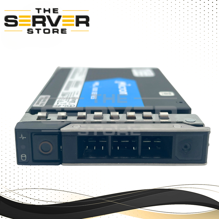 Dell 3.84TB NVMe U.2 PCIe Gen 3.0 x4 SFF 2.5" 15mm SSD Micron 9300 Series MTFDHAL3T8TDP 07C70W 7C70W (Dell PowerEdge Gen15th Tray Included)