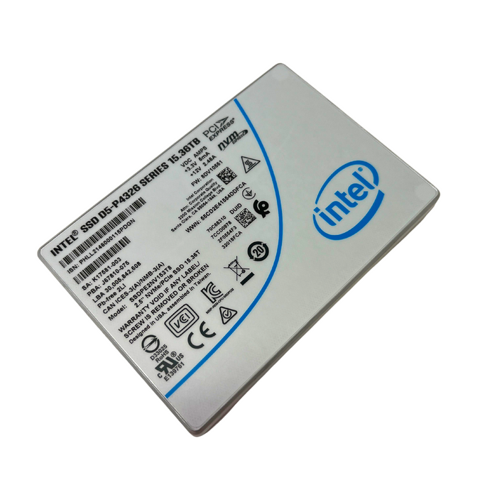 Intel D5-P4326 Series 15.36TB NVMe/PCIe 2.5" SSD Solid State Drive (SSDPE2NV153T8)