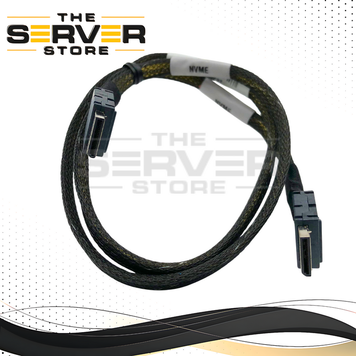 Supermicro 65cm Internal OCuLink (SFF-8611) to OCuLink (SFF-8611) PCIe 3.0 NVMe SSD Data Cable. P/N: 672042200627, CBL-SAST-0819.