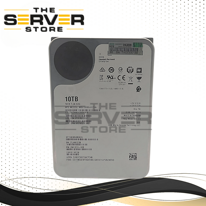 857644-B21 857965-001 3.5" 10TB SAS 12G 7.2K HDD Hard Drive