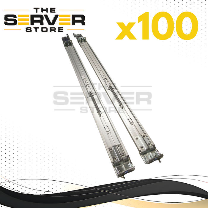 (LOT OF 100) Dell 1U Type A7 Sliding Ready Rails Kit 0RK1KT RK1KT for PowerEdge R330 R620 R630 R640 R420 R430 R320 In stock. Same-day shipping. ( NO FREE SHIPING - CONTACT FOR SHIPPING)