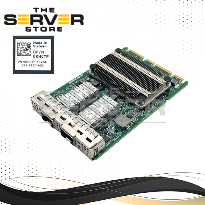 Dell Broadcom 57414 Dual Port 25Gb SFP28 OCP 3.0 Network Card (NIC) PowerEdge Server 0KHCTP KHCTP