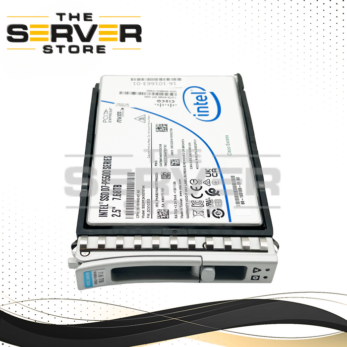 Cisco 7.68TB U.2 NVME High Performance Medium Endurance SSD Intel D7-P5500 UCS-NVMEI4-I7680