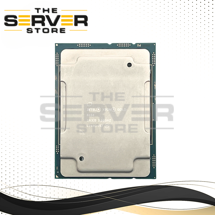 Intel Xeon Gold 6154 3.00GHz 18 Core 24.75MB 200W FCLGA3647 CPU CD8067303592700 SR3J5