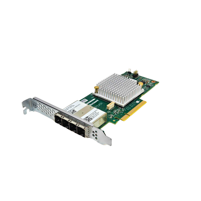 Dell ASA-80165H Quad-Port SAS 12Gb/s Host Bus Adapter HBA Controller Card (HHJD7)