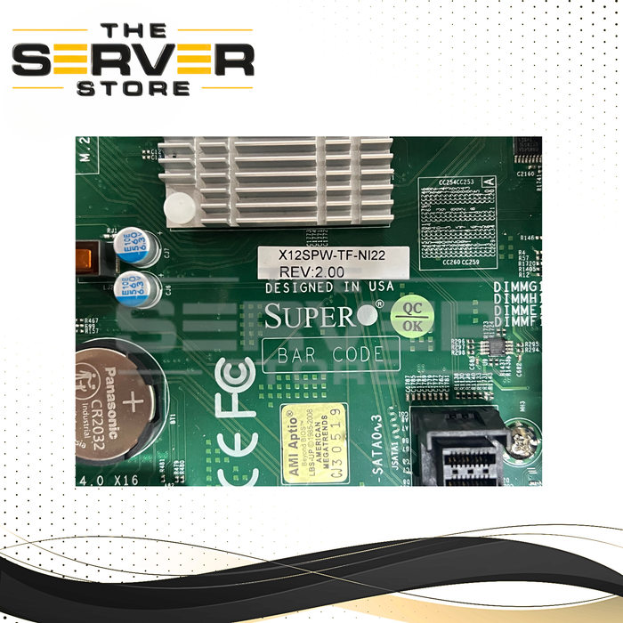 Nutanix Socket LGA4189 Intel C621A NX-1175S-G8 10GbE Motherboard X12SPW-TF-NI22