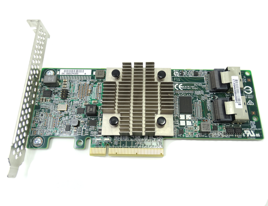 HP H240 12Gbps 2 Port SAS-3 SAS SATA PCIe HBA Smart Host Bus Adapter(726909-001)