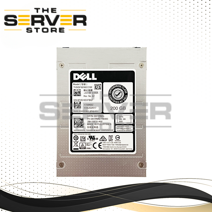 Dell 200GB SATA 6G MLC SFF SATA 2.5" SSD Toshiba THNSF8200CCSE