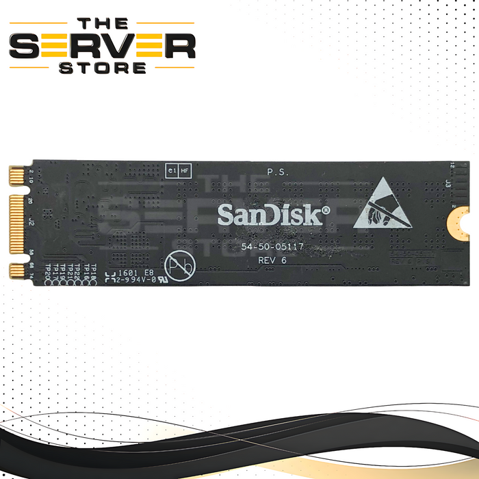 HPE SanDisk X300 256GB M.2 2280 SATA 6Gb/s TLC Solid State Drive (SSD). P/N: 803221-001.