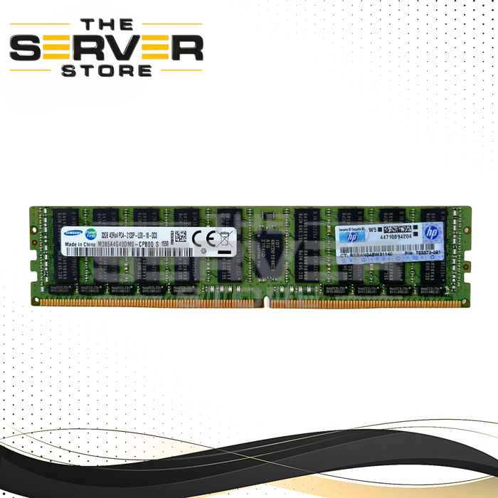 HPE 32GB 4DRx4 DDR4-2133P-L PC4-17000 LRDIMM Load-Reduced ECC Registered Memory Samsung M386A4G40DM0-CPB 726722-B21 752372-081 774174-001