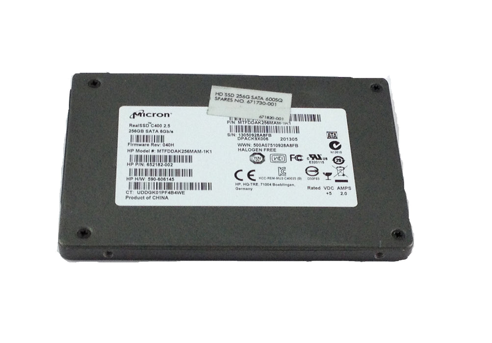 HP Micron M600 256GB 6Gb/s SATA 2.5'' SSD Solid State Drive (590-613316)