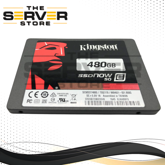 Kingston SSDNow E50 480GB 2.5" SATA 6Gb/s Enterprise SSD SE50S37-480G