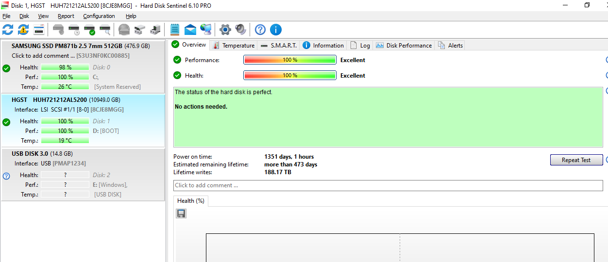 SAS 12 Gbps 3.5" 12TB 512e RPM 7.2K Hard Drive HDD (9HXK6)