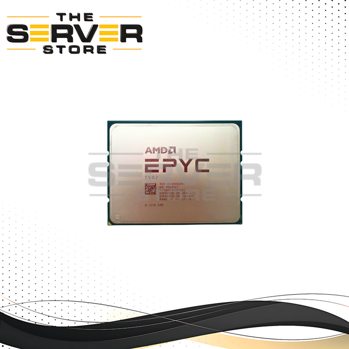 (Dell Locked) AMD EPYC 7502 2.5GHz 32 Core 128MB 180W Socket SP3 CPU 100-000000054
