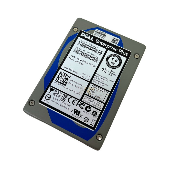 Dell Enterprise Plus 1.6TB 6Gbps SAS 2.5'' SSD Solid State Drive LB1606R (LB1606R)