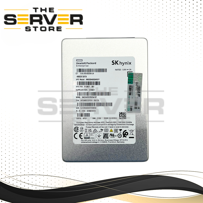 HPE 480GB SATA 6G MU SFF 2.5" SSD SK Hynix SE5031 Series MK000480GWXFF P13657-001