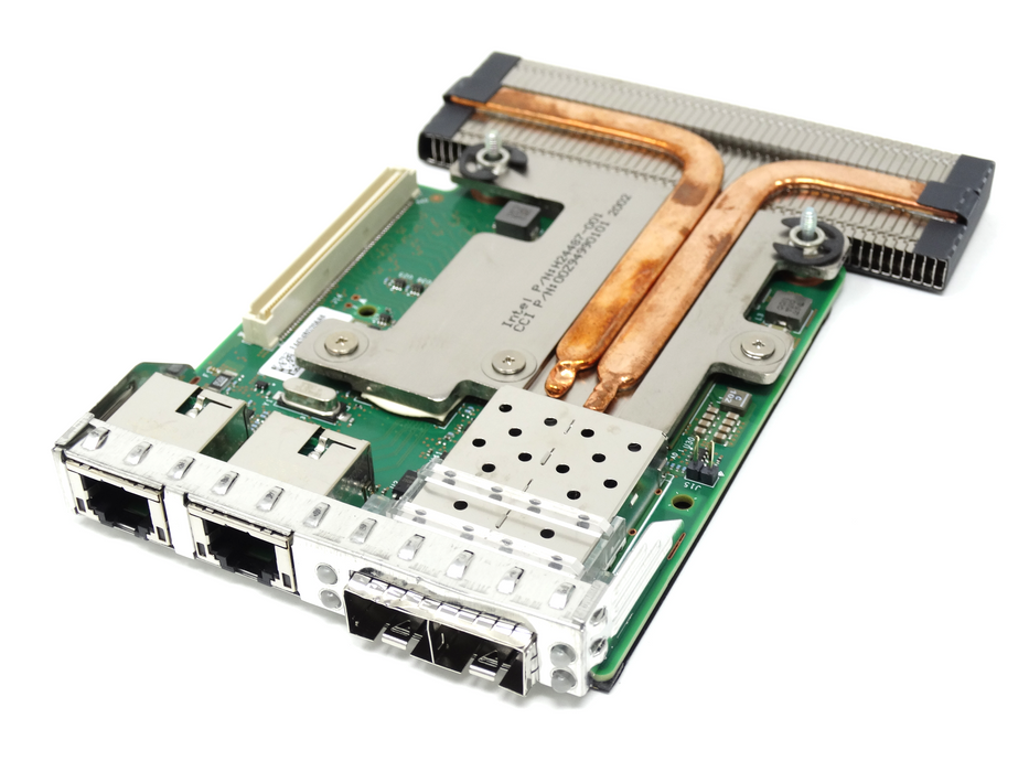 Dell Intel X710 I350 2x 10GBe SFP+  2x 1GBe RJ-45 Network Daugher Card RNDC (06VDPG)