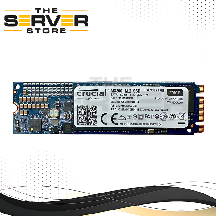 Crucial 275GB SATA 6G 2280 M.2 SED SSD MX300 Series CT275MX300SSD4