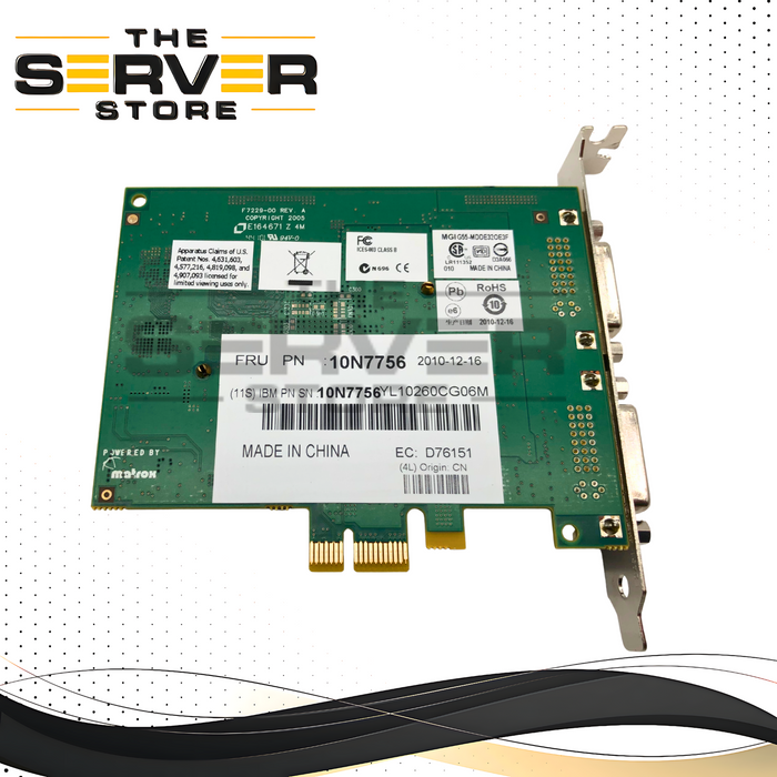 IBM POWER GXT145 PCIe Graphics Accelerator for Power Systems. F7229-00, 10N7756