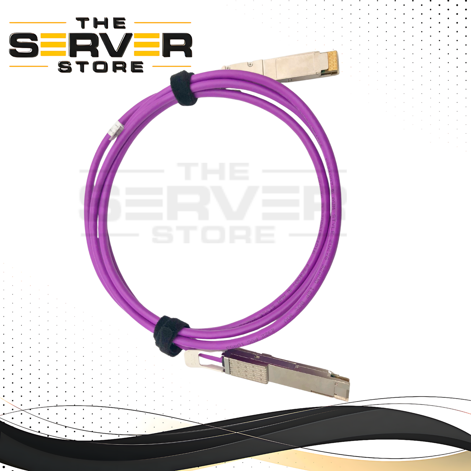 Credo HiWire 400G QSFP-DD PAM4 AEC 2.5M Cable CAC425321D1D-D0-HW — The ...