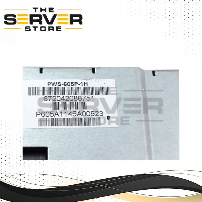 SuperMicro 600W 1U 80+ Platinum PSU Power Supply PWS-605P-1H