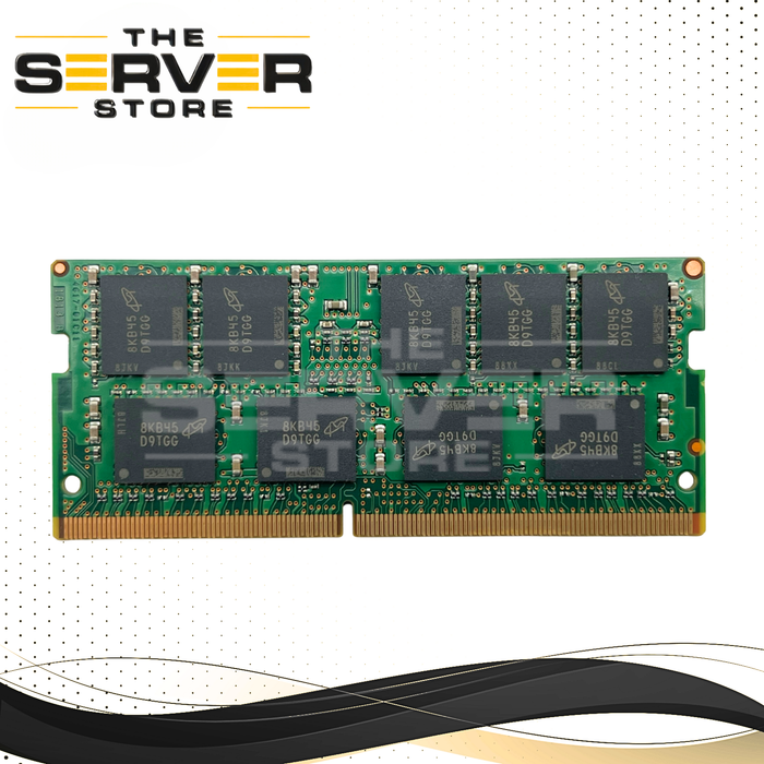 Micron 8GB 2Rx8 DDR4-2400T PC4-19200 SODIMM ECC UDIMM Memory MTA18ASF1G72HZ-2G3B1ZG
