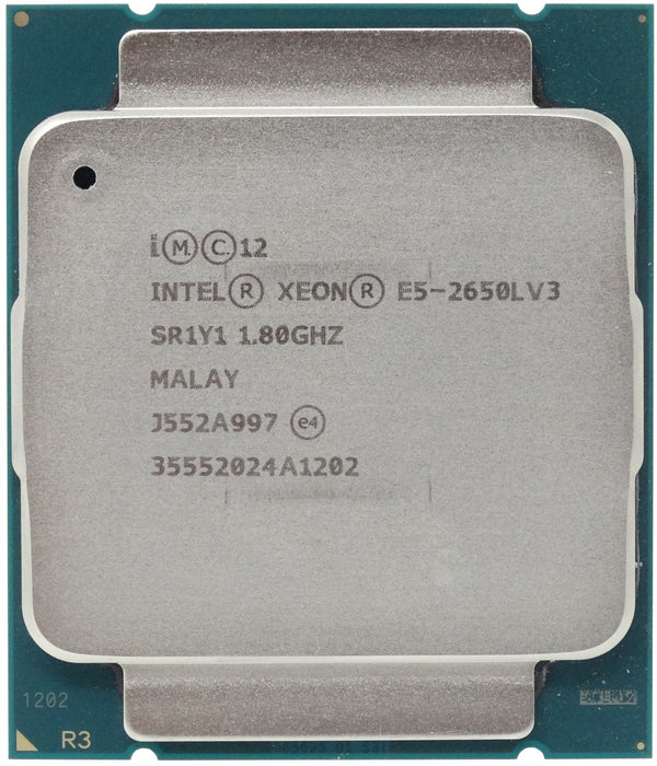 v3 Intel Xeon E5-2650Lv3 12 Core 1.80GHz 9.60GT/s QPI 30MB CPU Processor (E5-2650L V3)