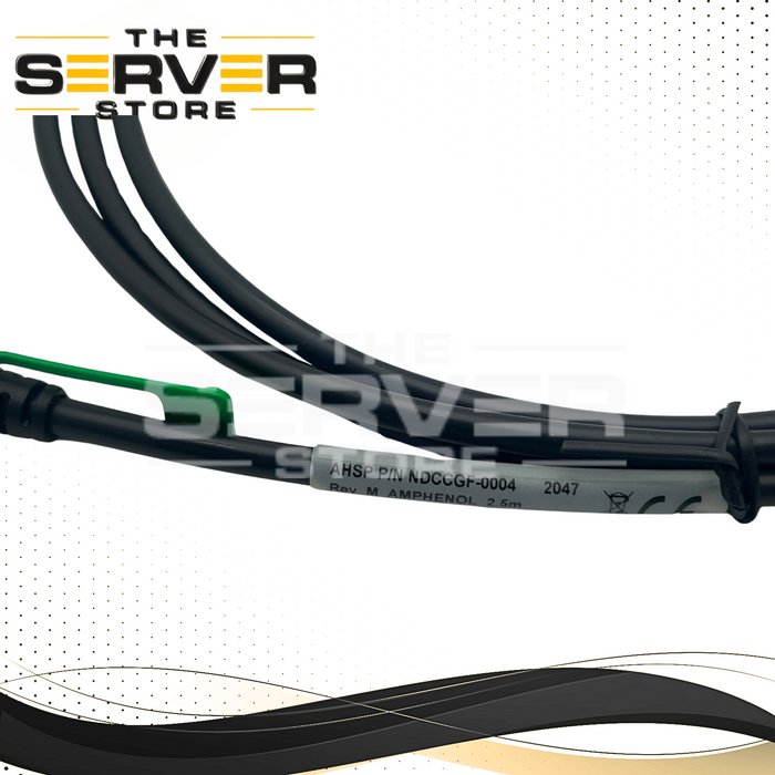HPE Amphenol SFP+28Gb 2.5m (8.2ft) Passive Assembly Cable (LOT OF 100) R0X15A