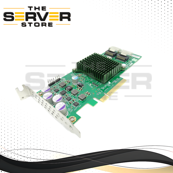 Supermicro 8-Port 6Gbps SAS SATA PCIe RAID Controller Card Low Profile (AOC-S2308L-L8I)
