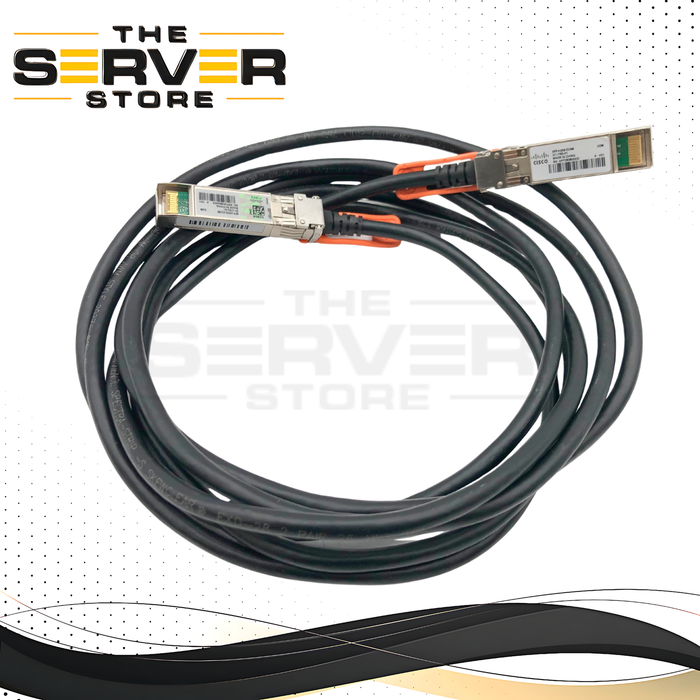 Cisco 25GBASE-CU SFP28 Passive Direct Attach Copper (DAC) Cable. 3-Meter (3M) Length. P/N: SFP-H25G-CU3M.