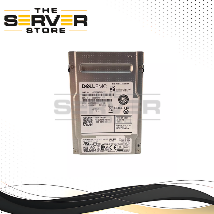DELL EMC SAS 24Gbpe 3.84TB 2.5" SSD Solid State Drive (MT0R5)