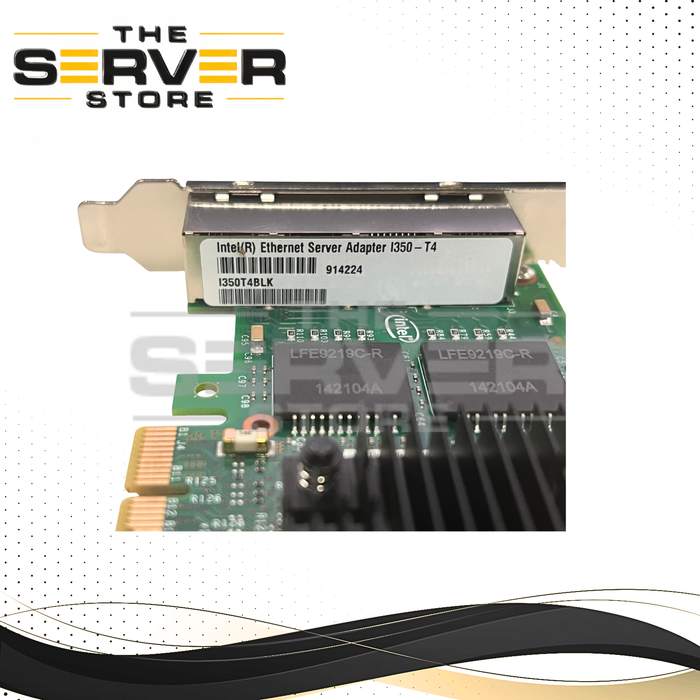 Intel I350-T4 1GbE Quad Port Ethernet Server Adapter PCIe x4 RJ45 I350T4BLK