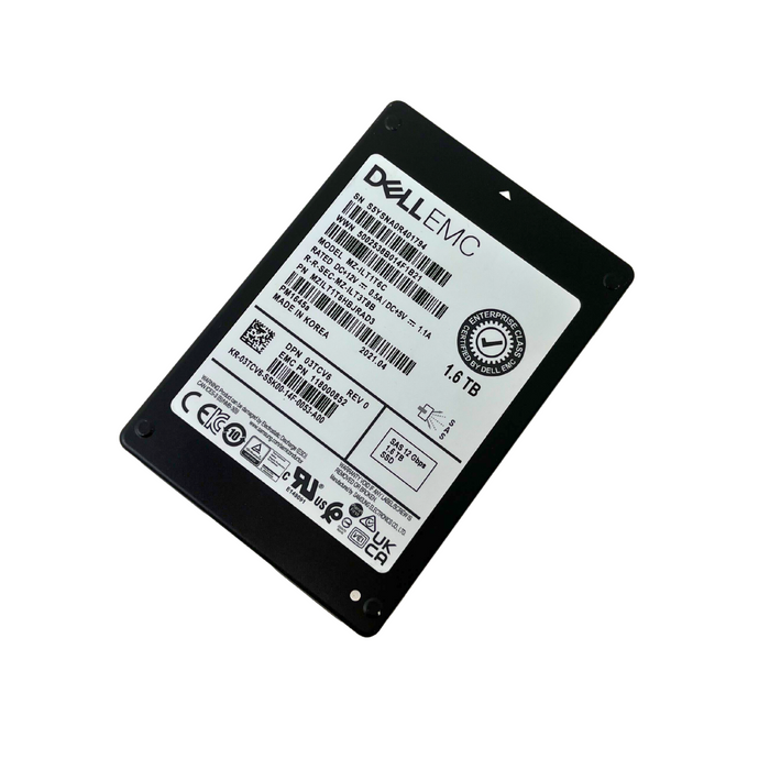 Dell EMC PM1645a 1.6TB SAS 12Gb/s 2.5" SSD Solid State Drive (03TCV6)