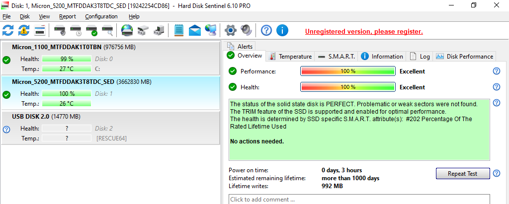 Cisco Enterpise Value 3.84TB SATA 6Gb/s 2.5" SSD (MTFDDAK3T8TDC-1AT16ABCB)