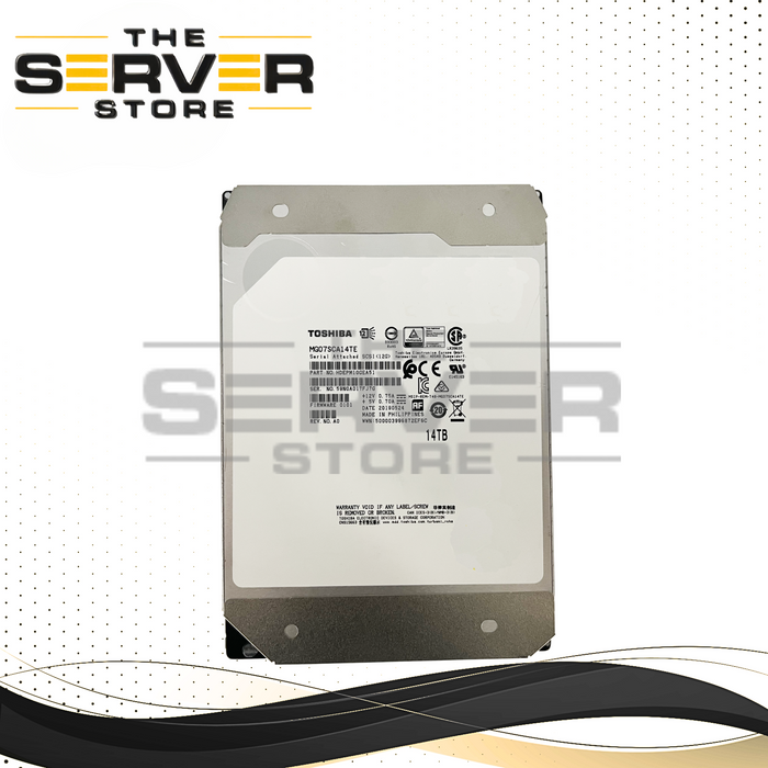 Toshiba 14TB SAS 12G 7.2K LFF 3.5" HDD HDEPM10GEA51 MG07 Series MG07SCA14TE