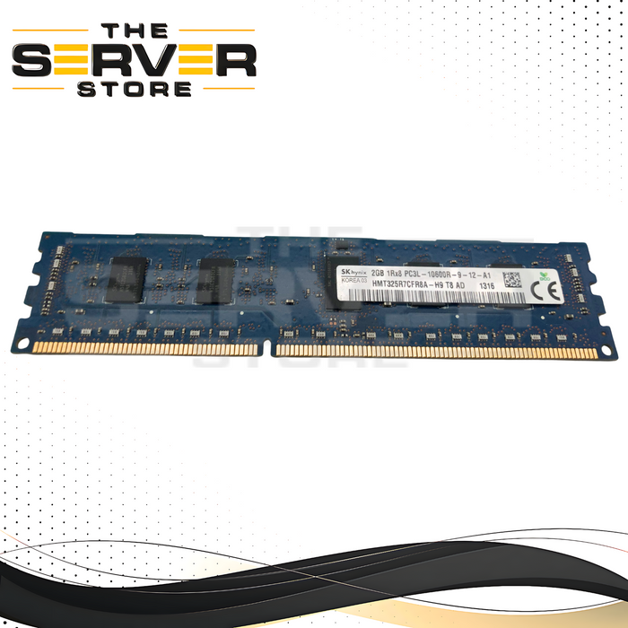 Hynix 2GB PC3L-10600R DDR3L 1333MHz 1Rx8 ECC REG Server RAM HMT325R7CFR8A-H9
