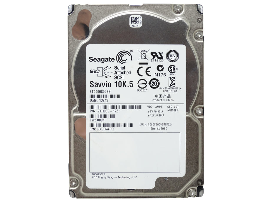 SEAGATE SAVVIO 900GB 10K 6GBPS SAS 2.5'' HARD DRIVE (ST9900805SS)