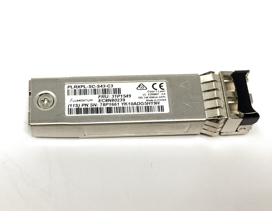 IBM JDSU 10G Base-SR 10Gbps SW SFP+ Transceiver (31P1549)