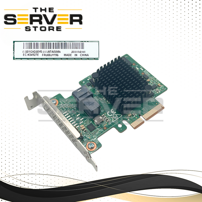 Lenovo ServeRAID M1210 12Gb/s SAS/SATA Controller Card 4-Port PCIe 3.0 x4 Internal 00JY194 00JY196