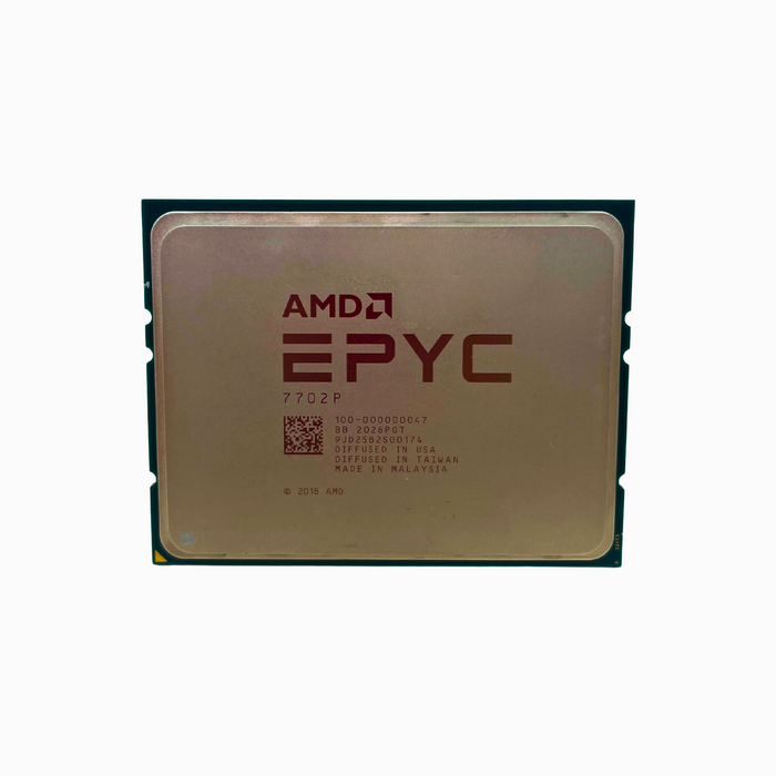 AMD EPYC 7702P series 64 Core 2.0GHz 256MB Cache TDP 200W SP3 Socket Processor (100-000000047)