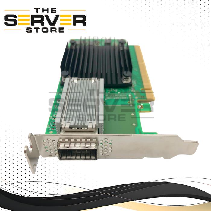 Dell Mellanox ConnectX-5 CX555A Single Port 100 Gigabit Ethernet (100GbE) Network Adapter. Low Profile (LP) Form Factor. P/N: 6FKDT, 06FKDT.