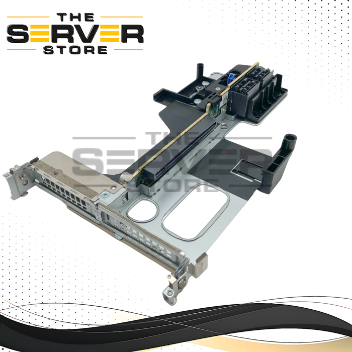 Dell EMC PowerEdge R750 / R7525 Server 2x PCIe x16 Full-Height Riser 2 Card (4 in 1) with Metal Bracket. P/N: DF7XH, 0DF7XH.