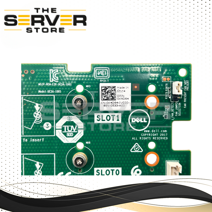 Dell 2xM.2 Slot SATA SSD PCIe BOSS-S1 Controller Card (Low Profile) 0K4D64 K4D64