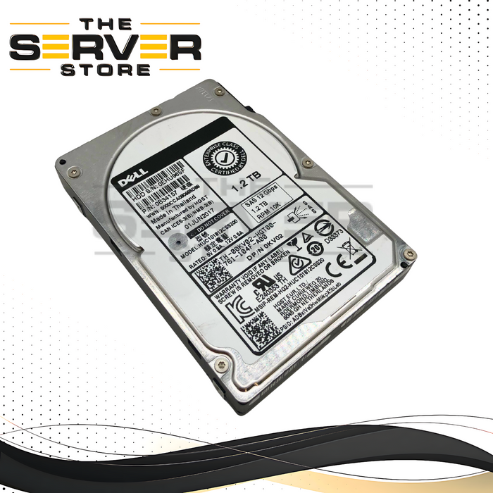 Dell HGST 1.2TB 10K 12G SAS 2.5" Enterprise HDD HUC101812CSS200 00KV02 (0KV02)