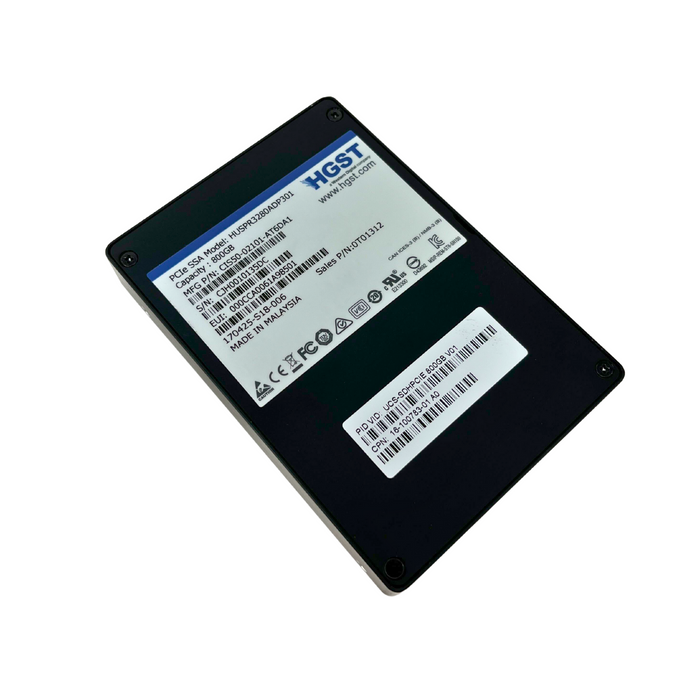 Cisco 800GB MLC NVME PCIe 3.0 U.2 2.5'' SSD (16-100783-01)