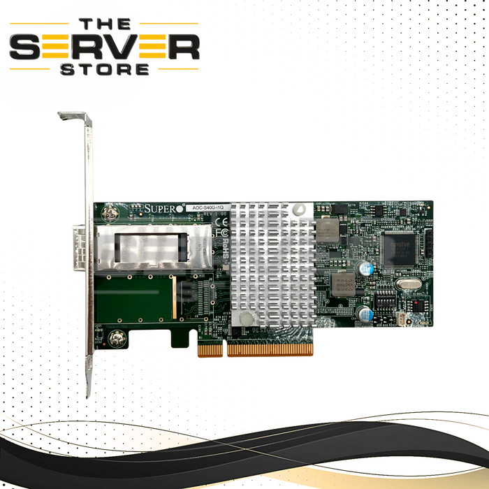 Supermicro 40GbE 1 Port QSFP+ PCIe 3.0 x8 Network Card AOC-S40G-I1Q