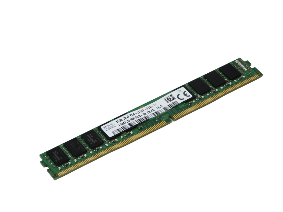 Hynix 16GB 2RX8 PC4-2400T DDR4 ECC Unbuffered DIMM VLP memory (HMA82GU8AFR8N-UH)