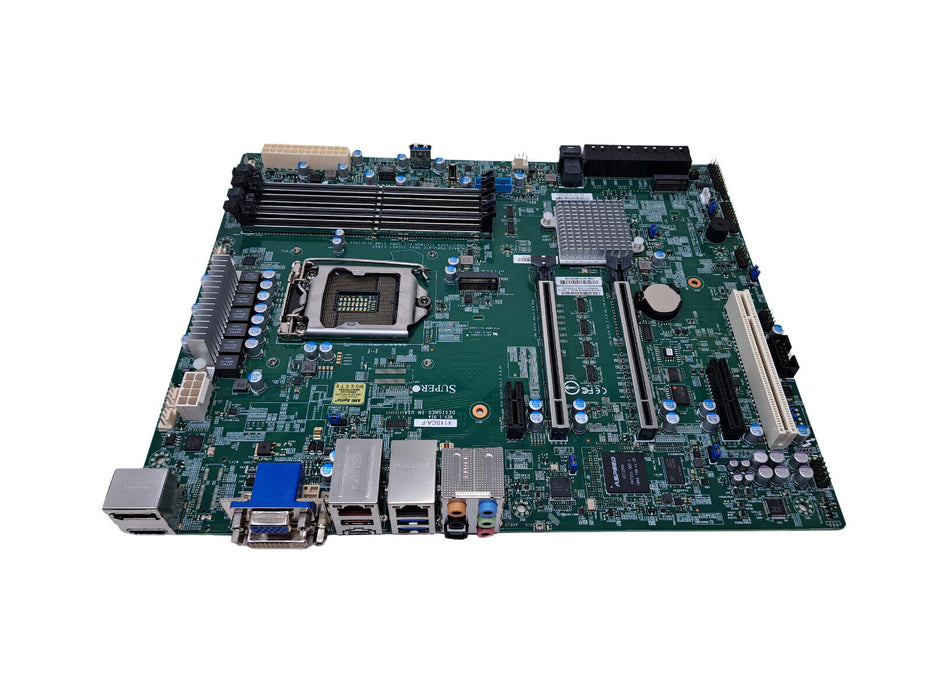 Supermicro Motherboard Single LGA-1151 (Socket H4) 8th/9th Gen Intel Core i9/i7/i5/i3 (X11SCA-F)